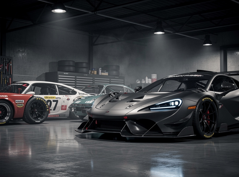 Assetto Corsa mod car garage with custom vehicles