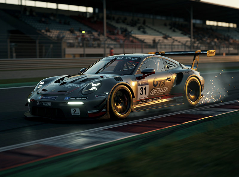 Porsche 911 GT3 R racing in ACC