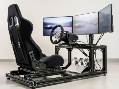Sim racing cockpit and stand guide