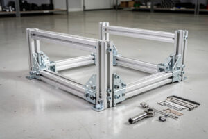 DIY aluminum profile sim rig