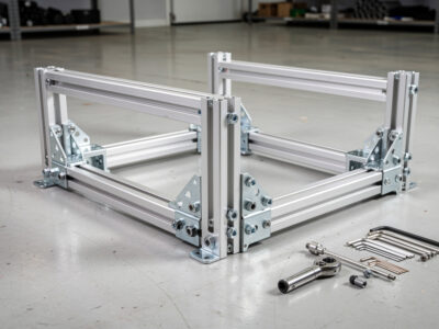 DIY aluminum profile sim rig