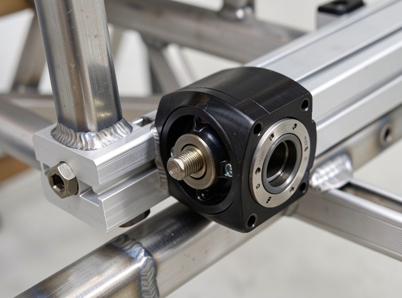 Direct-drive wheelbase mounted to a welded steel sim racing rig with a formula rim attached