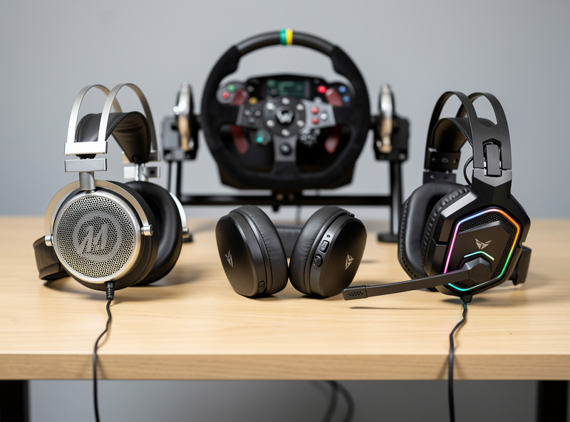 Side-by-side open-back closed-back and gaming headset comparison