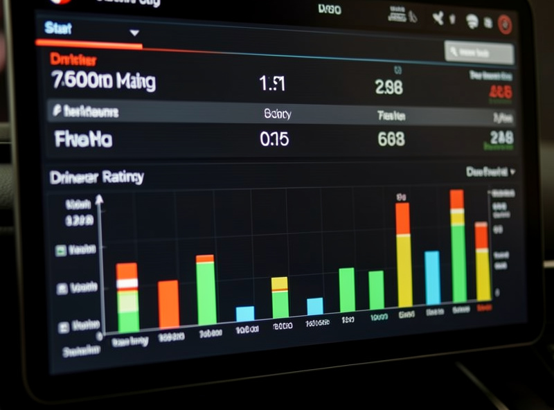A sim racing user interface showing safety rating and skill rating numbers on a stats overlay screen