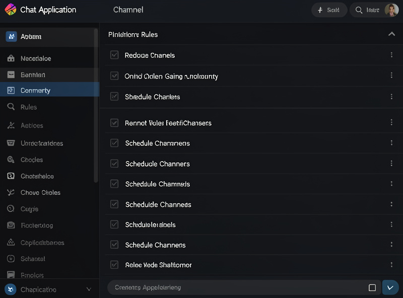 A Discord community server channel list for a sim racing group showing rules, schedule and results channels