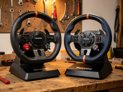 Fanatec and Moza sim racing ecosystems compared side by side