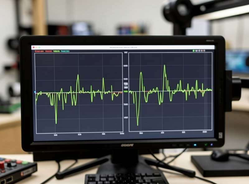 A telemetry overlay comparing two brake pressure traces on the sim rig