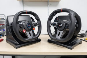 Simagic Alpha Mini and Alpha direct-drive wheelbases compared